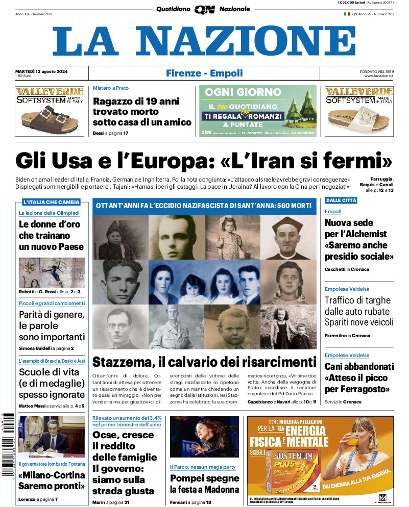 Prima-pagina-la nazione-edizione-di-oggi-20240813